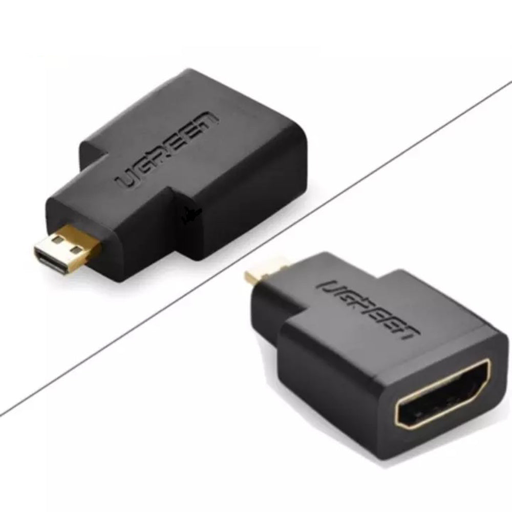 UGreen Micro HDMI Male To HDMI Female Adapter - 20106 (4822964371556) UGreen Micro HDMI Male To HDMI Female Adapter - 20106 (4822964371556)